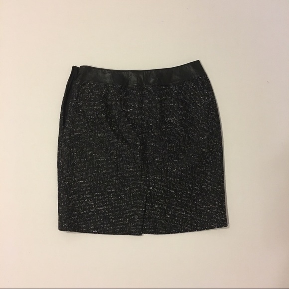 Halogen mini black tweed skirt size 12 preowned - Picture 4 of 4